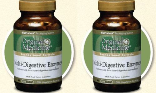 ORIGINAL MEDICINE MULTI DIGESTIVE ENZYMES 2 BOTTLE SPECIAL! ONLY .98 PER BOTTLE! WOW!!!